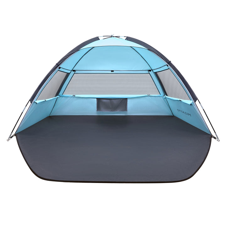 MIZATTO 3-Person Beach Tent with UV Protection – Instant Sun Shelter for Outdoor Fun