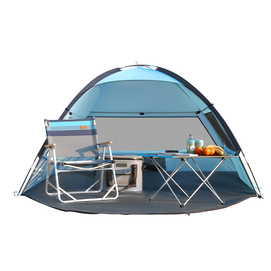 MIZATTO 3-Person Beach Tent with UV Protection – Instant Sun Shelter for Outdoor Fun