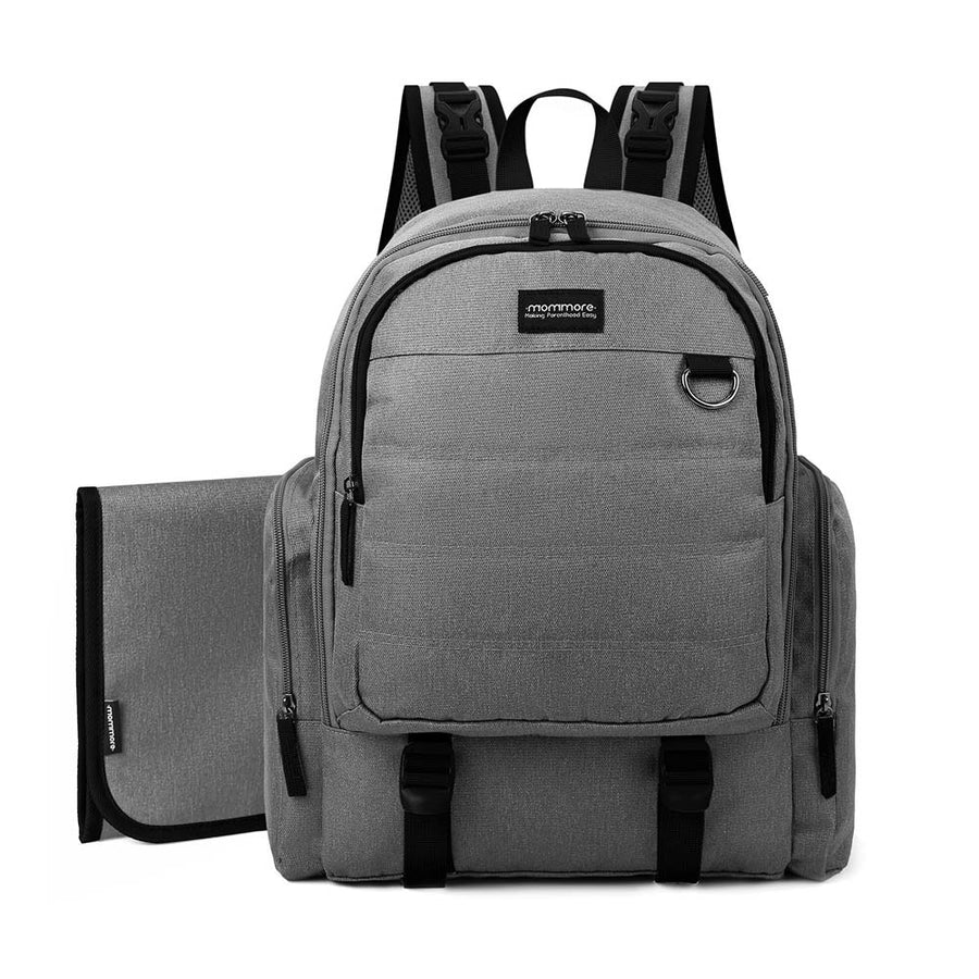 test-0306-Copy of Large Travel Diaper Backpack- Unisex Bag with Changing Pad - MOMMORE