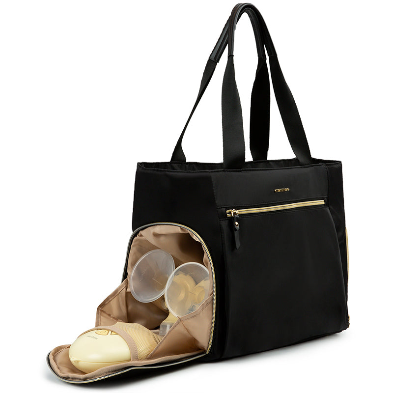  BAFASO Breast Pump Bag with Laptop Sleeve, Breast Pump Backpack  Fits for Most Major Breast Pump, Black : Baby