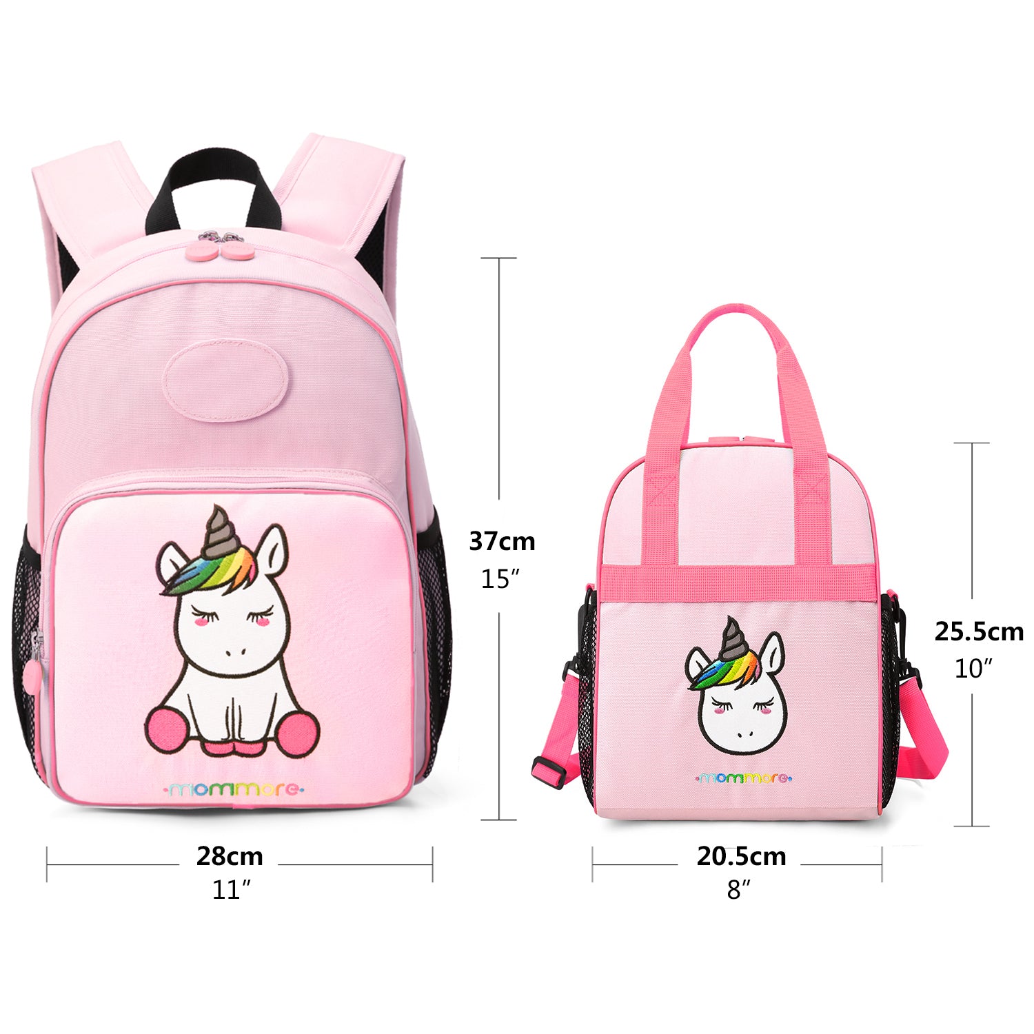 Kids Insulated Lunch Box For Girls Rainbow Unicorn Bag